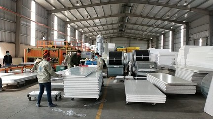 Sản xuất panel cách nhiệt EPS